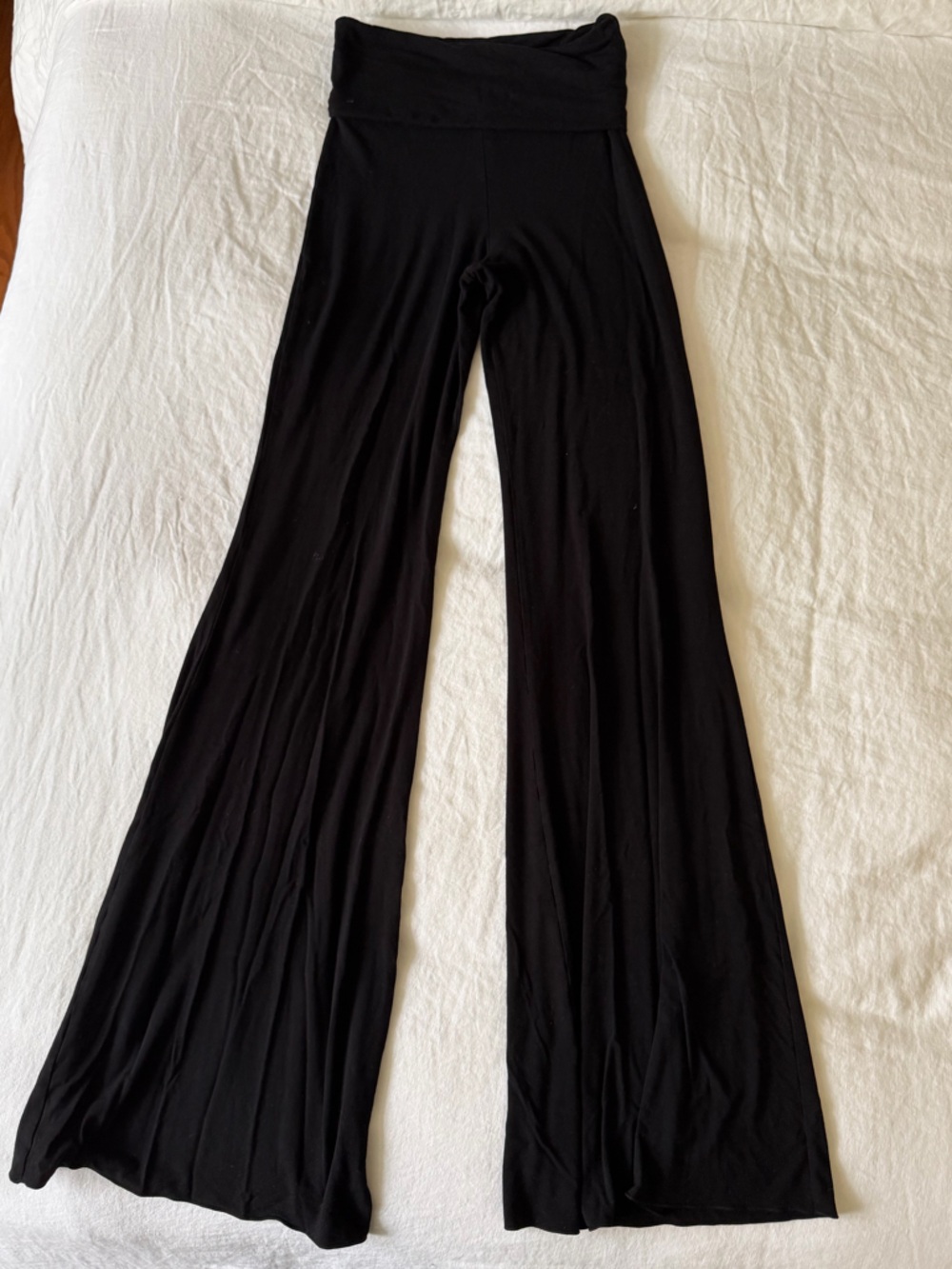 Indigo Luna Agni Flares - black, black fold over flare leggings - Picture 6 of 8